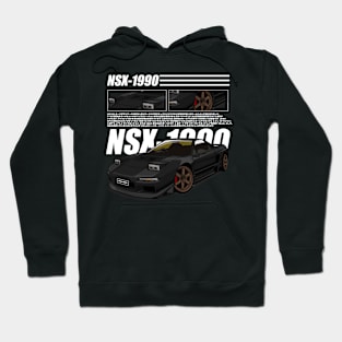 JDM LEGEND HONDA NSX-1990 (BLACK) Hoodie